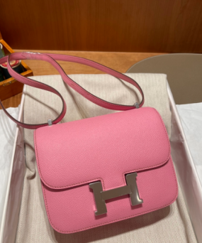 에르메스 콘스탄스18 사쿠라핑크 은장 앱송